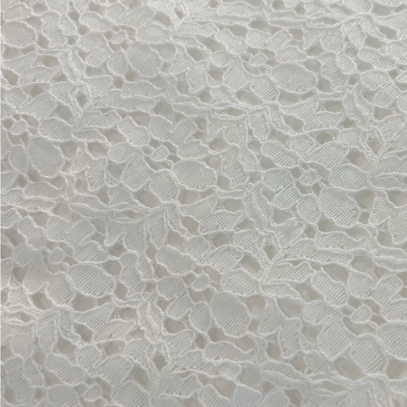 Michael Kors XS white crossover lace dress with ruffle hem & tie closure. NWT. - Picture 5 of 9